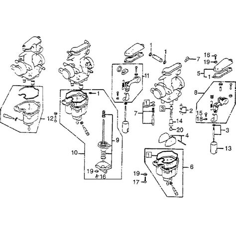 Carburetor Service Kit Honda Cb 750 Four K7 Complete