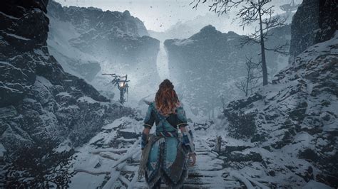 Fond d écran 3840x2160 px Horizon Zero Dawn Montagnes neige jeux