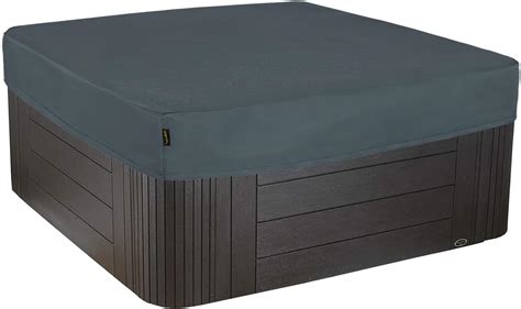 Hentex Hot Tub Cover Outdoor Spa Cover Waterproof Grey 220 W220 D25