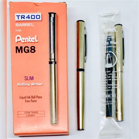 Jual Bolpen Pulpen Pentel Rolling Pen Tr Mg Pcs Include Refill