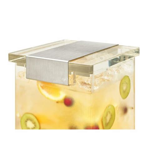 Rosseto Ld Gal Square Clear Acrylic Base Beverage Dispenser With