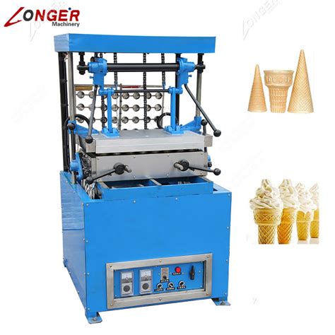 Commercial Pizza Cone Maker Wafer Ice Cream Cone Making Machine China