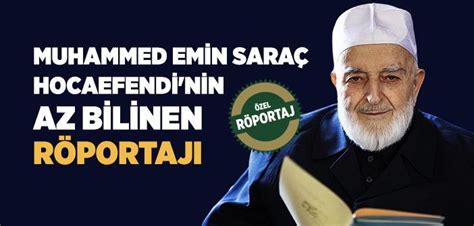 Talebesinin Gözünden Muhammed Emin Saraç Hocaefendi İslam ve İhsan