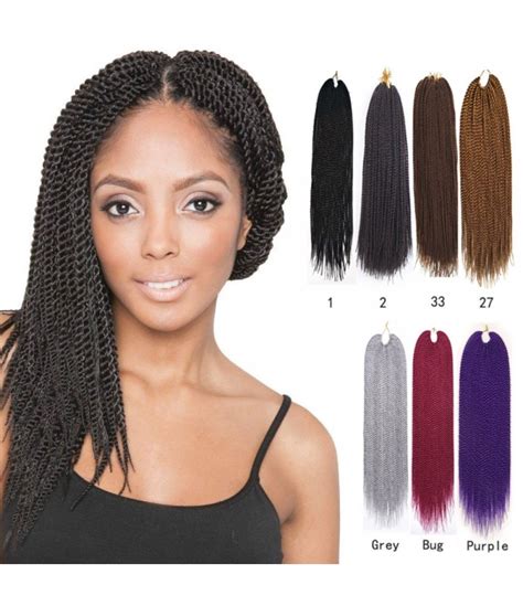 3 Packs Pure Color Jumbo Senegalese Twist Box Braids Havana Mambo