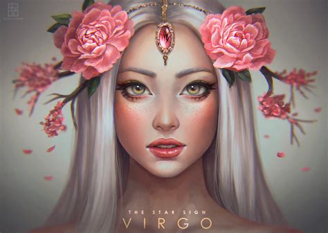 Artstation Virgo Zodiac Abigail Diaz Digital Art Girl Art Girl