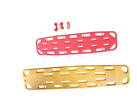 Spinal Plates Are Used on Plastic Stretchers for The Safe Transport of