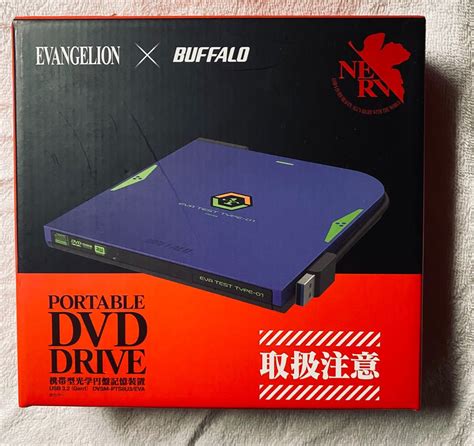 エヴァンゲリオンBUFFALO ポータブルDVDドライブ BUFFALO 外付けDVDドライブ エヴァPayPayフリマ