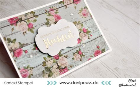 Danipeuss De Blog Hochzeitskarten Mit Embossing Techniken