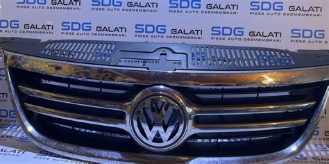 Grila Cu Emblema Spoiler Bara Fata Cu Rama Zgariata Volkswagen Tiguan