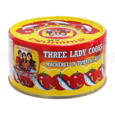 Wholesale Three Lady Mackerel In Tomatoes Sauce G X Cans