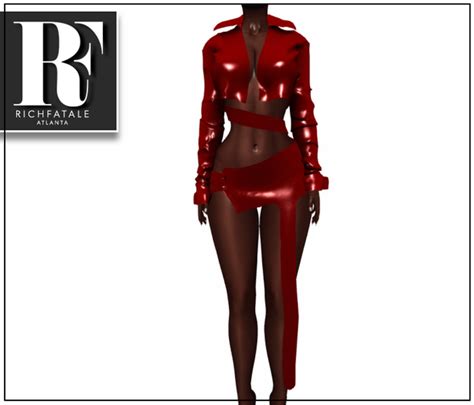 Second Life Marketplace Rich Fatale Sizza Set Rouge