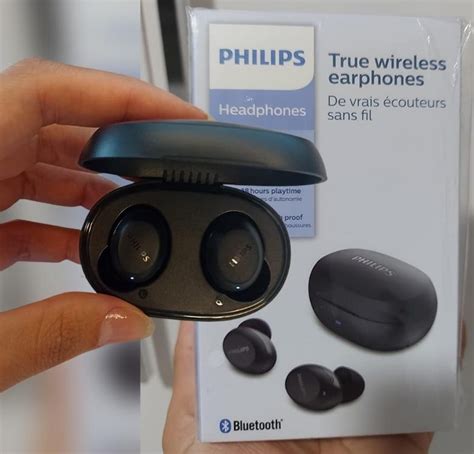 PHILIPS Fone De Ouvido Sem Fio TWS Bluetooth Microfone E Energia