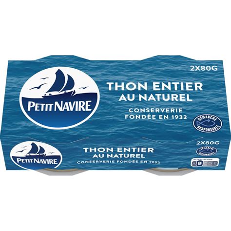 Petit Navire Thon Entier Albacore D Marche Responsable