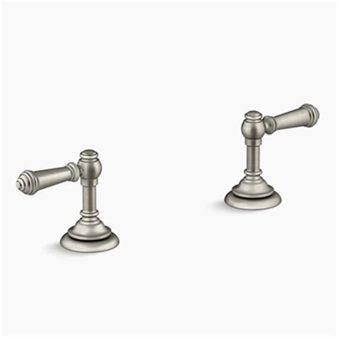 Kohler Artifacts Vibrant Brushed Nickel Deck Mount Bath Prong Handle Trims T98071 4 Bn Rona