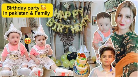 Pakistan Aty Hi Pehli Birthday Party Meky Or Susral K Sath Zohan