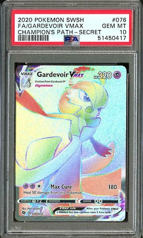 Mavin Pokemon Swsh Champions Path Secret Full Art Gardevoir Vmax