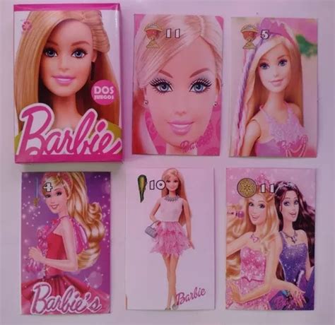 Mazo De Cartas Naipes De La Muñeca Barbie MercadoLibre