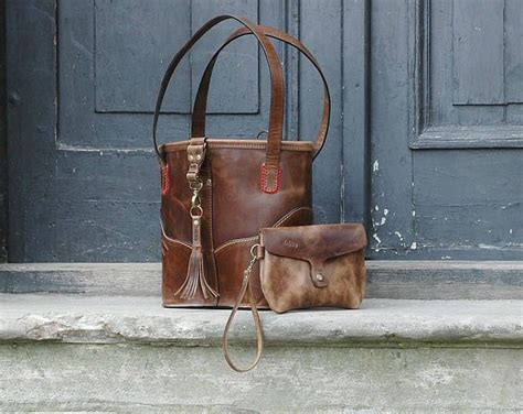 Handmade Leather Bags And Accessories Por Ladybuq En Etsy Leather