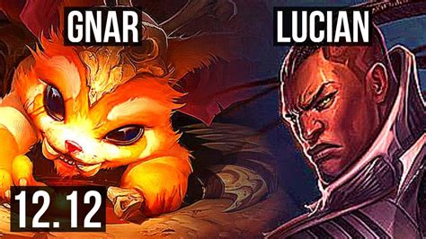 Gnar Vs Lucian Top M Mastery Games Euw Master