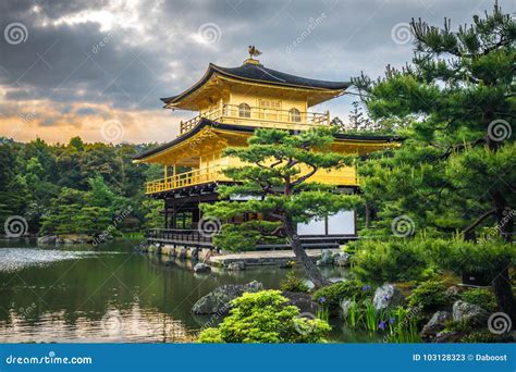 Kinkaku Ji Golden Temple Kyoto Japan Stock Image Image Of Japan