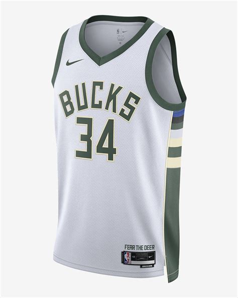 Maillot Nike Dri FIT NBA Swingman Milwaukee Bucks Association Edition