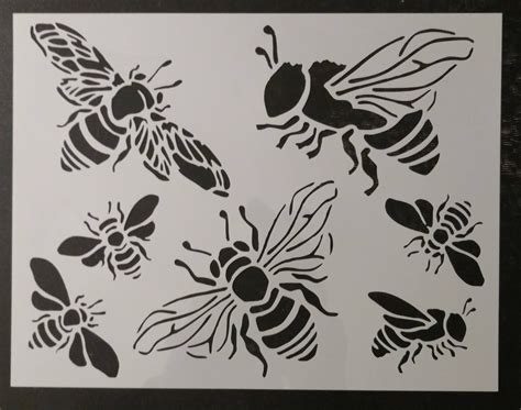 Printable Bee Stencil