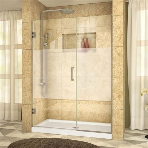 Dreamline Unidoor Plus 47 To 47 1 2 Inch X 72 Inch Semi Frameless