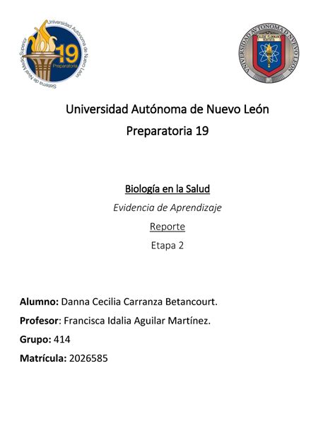 EV Etapa 2 BELS Universidad AutÛnoma de Nuevo LeÛn Preparatoria 19