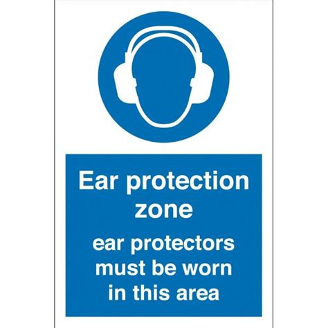 Ear Protection Zone Sign From Key Signs Uk