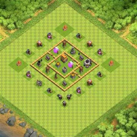 Town Hall 5 Hybrid Base Layouts APK per Android Download