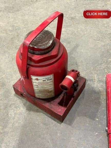 Canbuilt Ton Hydraulic Jack Rideau Auctions