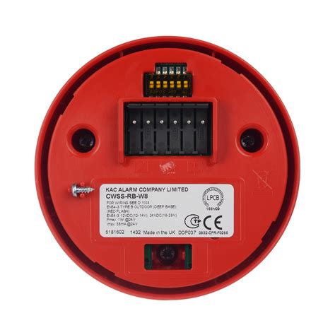 Извещатель пожарный красный высокая база IP65 System Sensor купить цена
