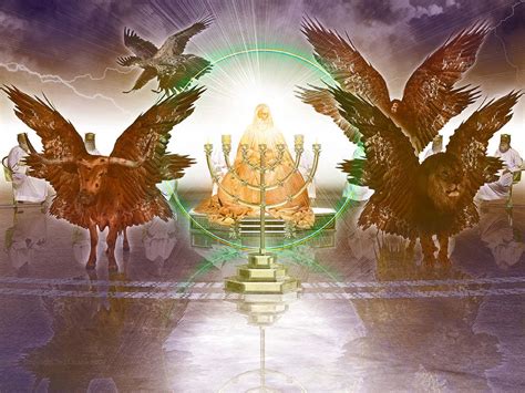 Revelation 4 & 5 - God's Throne In Heaven - Lamb Worthy To Open 7 Seals