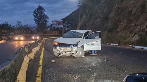 Solo daños materiales deja accidente en el Cerro del Fortín Entidad