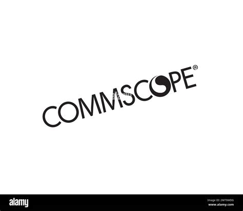 CommScope, rotated logo, white background Stock Photo - Alamy