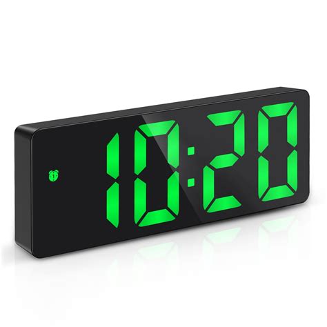 Oria Electronic Digital Alarm Clock 65inch Large Display Led Clock