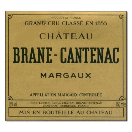 Château Brane Cantenac 1982 en Magnum Margaux 2ème Grand Cru Classé Prix