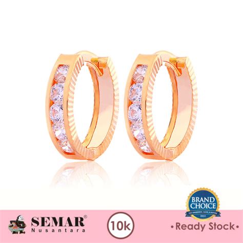 Promo Anting Emas Jepit Listic Glow And Shine Gold 10K Semar Nusantara