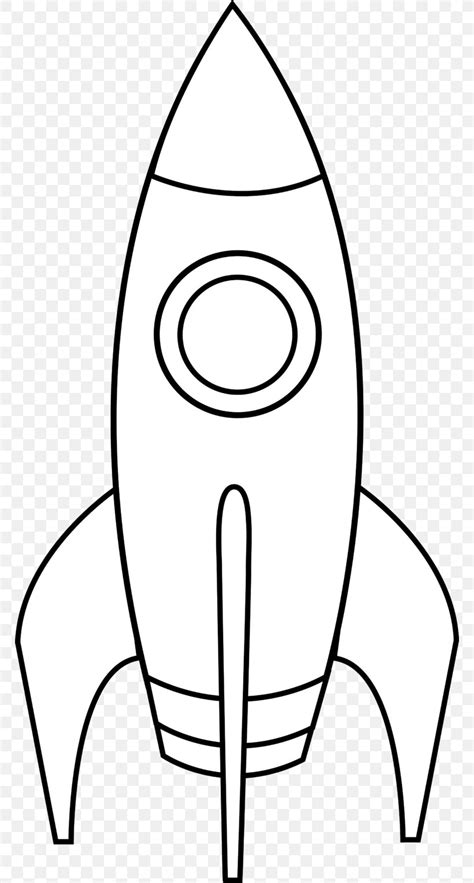 Rocket Spacecraft SpaceShipOne Black And White Clip Art, PNG ...