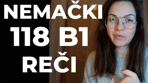 NEMAČKI 118 FUNDAMENTALNIH REČI NA NIVOU B1 PROVERITE DA LI IH SVE