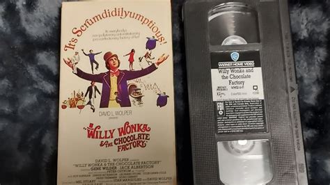 Opening Closing Of Willy Wonka The Chocolate Factory VHS From 1971