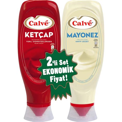 Calve Ketçap 600 Gr Mayonez 540 Gr Marketpaketi