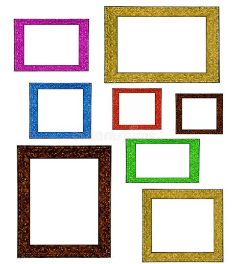 Colorful Picture Frames Stock Image Image Of Blank Border 21425195