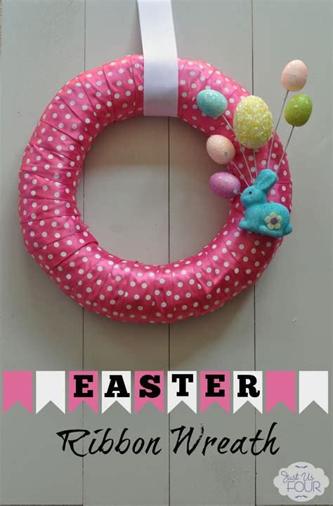 Easter Ribbon Wreath My Suburban Kitchen