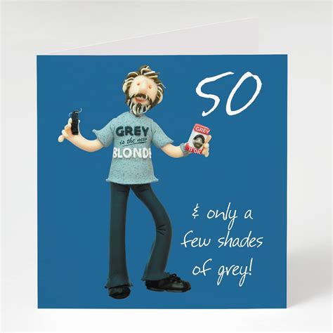 One Lump Or Two Mens 50th Birthday Card Greeting Range