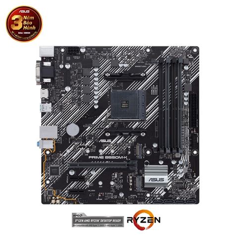 Mainboard Asus Prime B M K Amd B Socket Am M Atx Khe Ram Drr