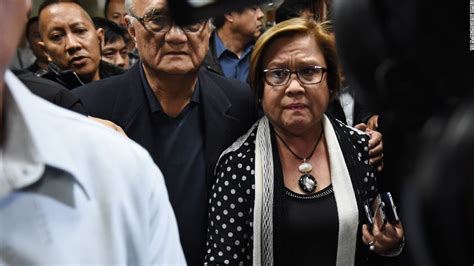 Philippines Duterte Critic De Lima Arrested On Drug Related Charges Cnn