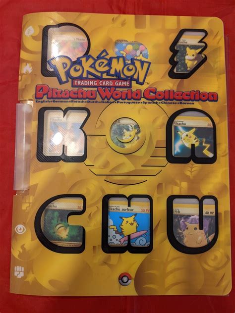 Pokemon Pikachu World Collection 2000 Folder 9 Card Promo Set Values