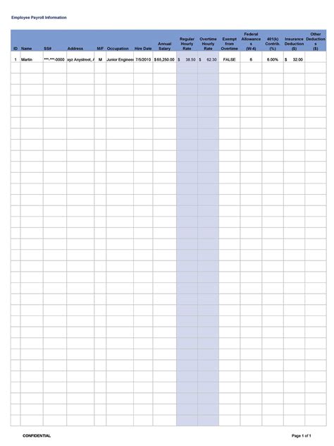 40+ Free Payroll Templates & Calculators ᐅ TemplateLab