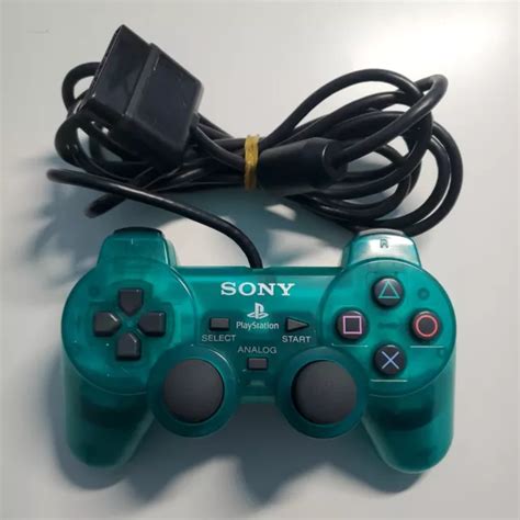 SONY PLAYSTATION 2 PS2 DualShock Controller Emerald Green Clear ...